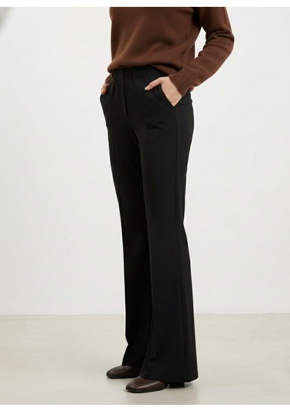 Ispanyol Paça Atlas Pantolon-Siyah fiyatları