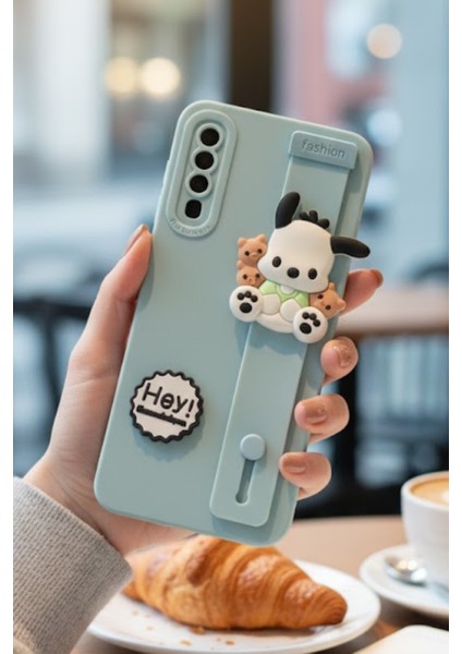 Samsung Galaxy A50 Uyumlu Mavi Renk 3D Figürlü Darbe Emici Yumuşak Silikon Kapak modelleri