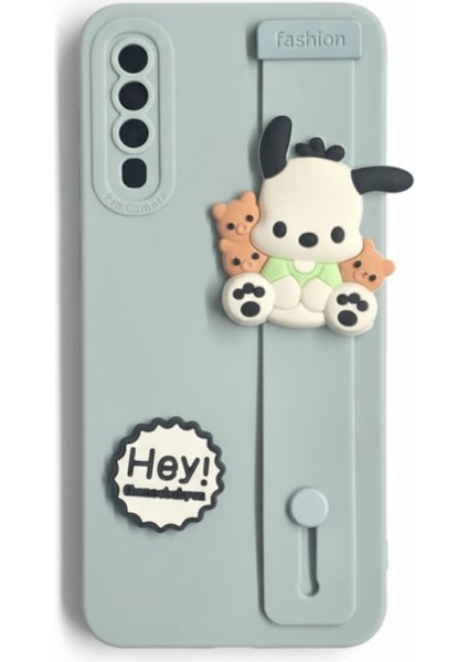 Samsung Galaxy A50 Uyumlu Mavi Renk 3D Figürlü Darbe Emici Yumuşak Silikon Kapak indirimleri