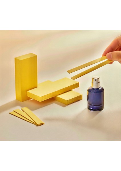 Sarı Parfüm Koku Test Kağıdı (100'LÜ Paket) (0,07 Kg)