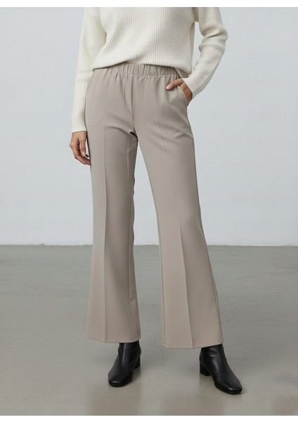 Ispanyol Paça Atlas Pantolon-Taş