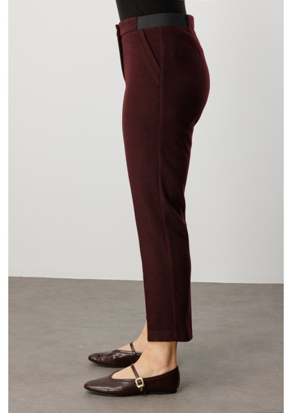Beli Kalın Lastikli Dar Paça Pantolon 1019-26K fırsatları