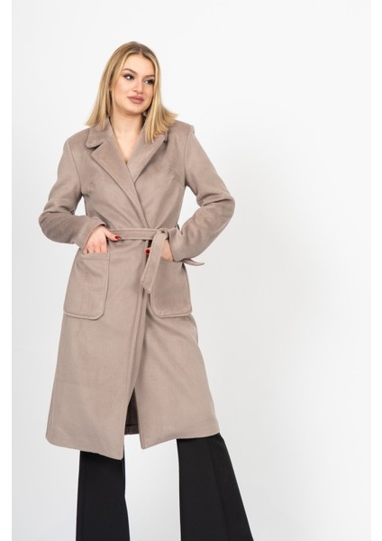 Cozyluxe Belted Long Wool Coat – 2627 indirimleri