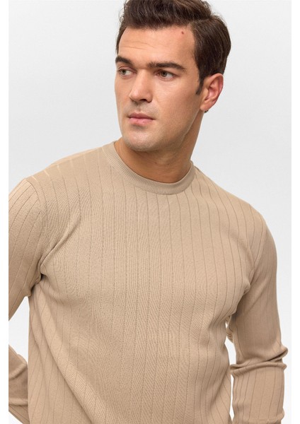 Desenli O Yaka Uzun Kol Trikol Erkek Kazak TR2013700482 fiyatları