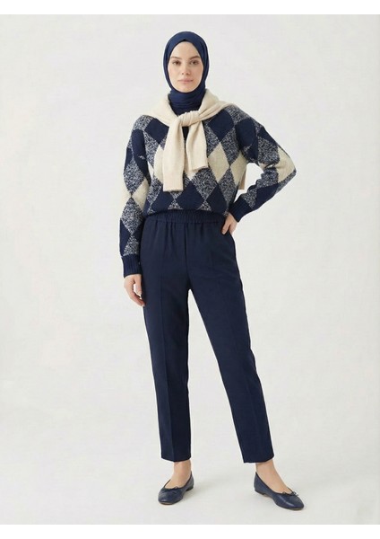 Dar Paça Atlas Pantolon-Lacivert