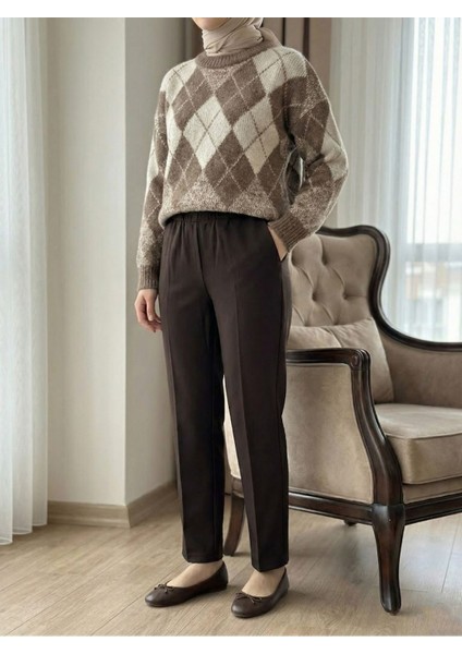 Dar Paça Atlas Pantolon-Kahve