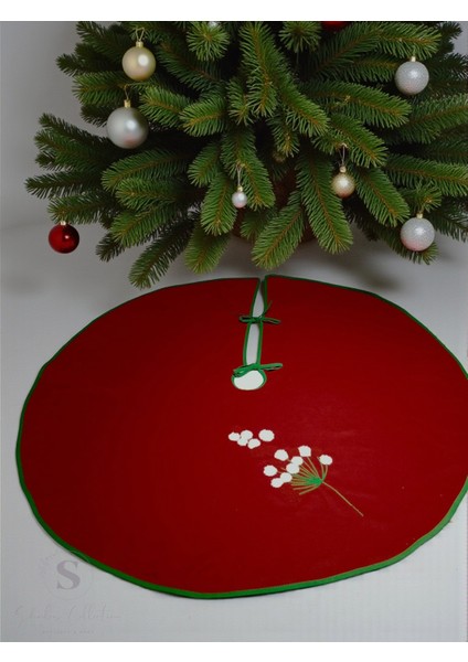 Lale Nakışlı Çam Ağacı Örtüsü (90CM) modelleri