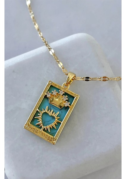 Empress Kraliçe Tarot Çelik Kolye modelleri