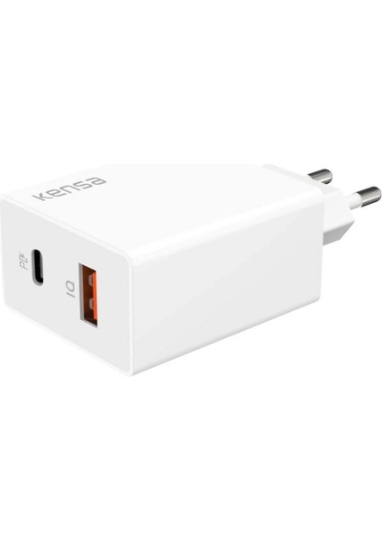 50W Pd Hızlı Şarj Başlığı + Usb-C To Lightning Kablo – iPhone Uyumlu, Akıllı Güvenlik Çipli