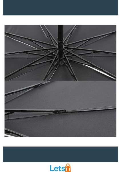 Titanyum Gümüş Kaplama 57.1" x 31.1" Araç Içi Ön Cam Şemsiye Güneşlik fırsatları