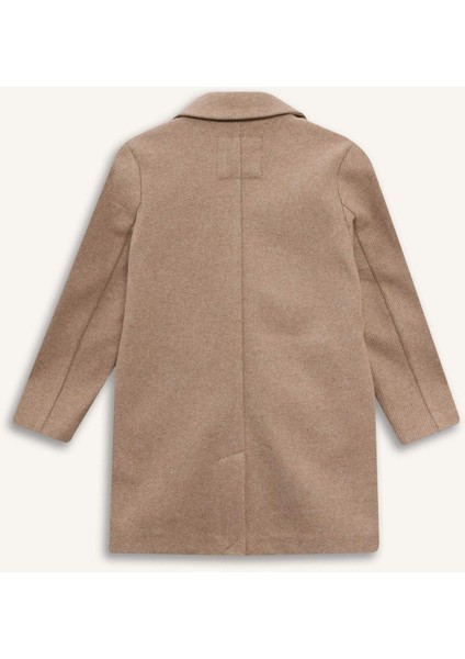 Kız Çocuk Ceket Yaka Düğmeli Parka E9735A825AU