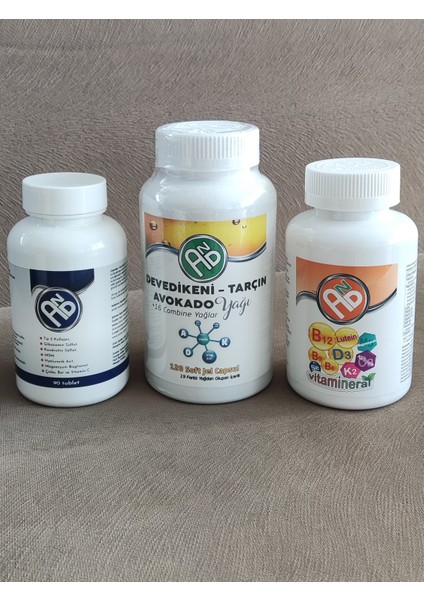 3.lü Avantaj Paketi Multivitamin, Kombine Yaglar ve Bor Kolejen Süper Paket fırsatları