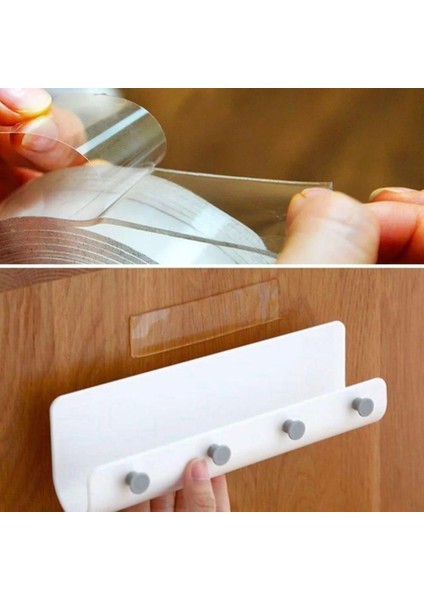 Ultra Güçlü Çift Taraflı 2 mt x 3 cm Çift Taraflı Nano Bant fırsatları