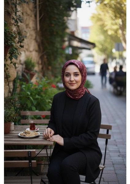 Etnik Desenli Soft Şal