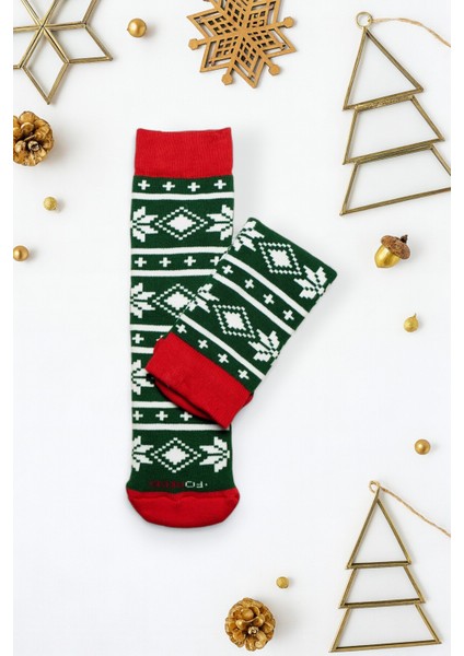 Yılbaşı Temalı Havlu Çorap