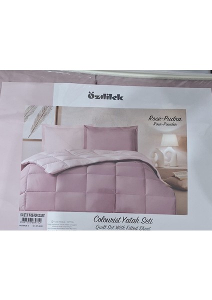 Tek Kişilik Ranforce Yatak Seti Rose Pudra