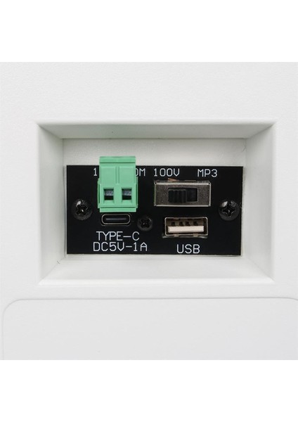 Magicvoice F-LHY4A 4 Inç 10 cm Hat Trafolu Duvar Tipi Sütun Okul Cami Hoparlör 10W Rms 150W Peak Mp3 USB Uyumlu Çiftli Takım Set fırsatları