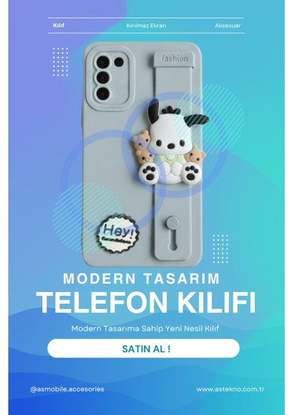 Samsung S20FE Uyumlu Kılıf Mavi Renk 3D Figürlü Darbe Emici Yumuşak Silikon Kapak indirimleri