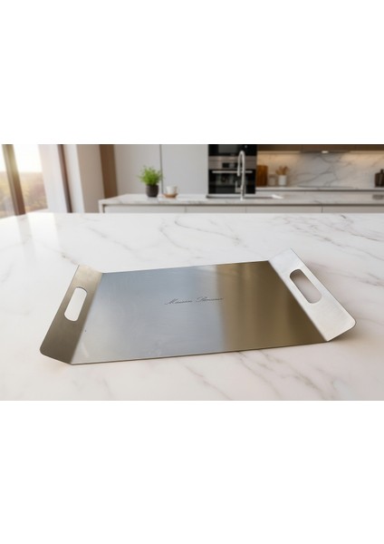 20X30CM Metal Lüks Sunum Tepsisi indirimleri