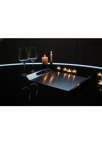 20X30CM Metal Lüks Sunum Tepsisi