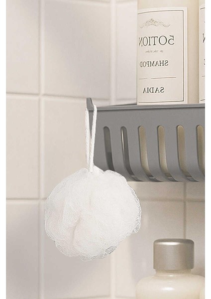 Deby 2'li Yapışkanlı Banyo Rafı Gri modelleri