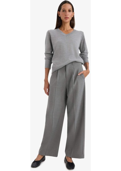 Relax Fit V Yaka Triko Kazak C4024AX25WN