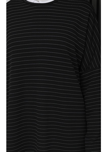 Rahat Kesim Çizgili Mevsimlik Tunik Kadın Tunik Tesettür Tunik fiyatları