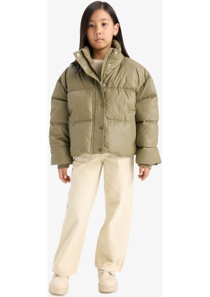 Kız Çocuk Fermuarlı Şişme Mont E8607A825AU