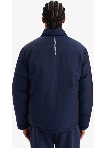 Fit Su İtici Rüzgar Geçirmez Regular Fit Dik Yaka Fermuarlı Cepli Kışlık Mont