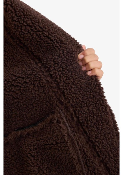 Kız Çocuk Pelüş Astar Fermuarlı Cepli Mont E7964A825AU