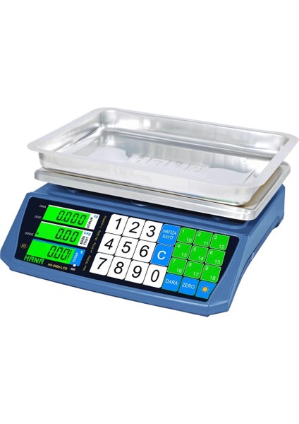 Hana Fıyat Hesaplamalı Terazi HS-5500 60 kg 10 gr Çanta Hediyeli