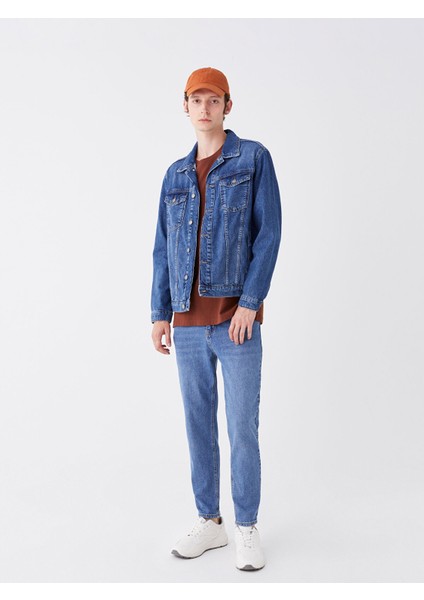 Yeni Sezon Standart Kalıp Erkek Jean Ceket fiyatları