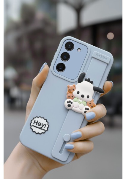 Samsung Galaxy S21 Fe Uyumlu Mavi Renk 3D Figürlü Darbe Emici Yumuşak Silikon Kapak modelleri