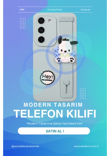 Samsung Galaxy S21 Fe Uyumlu Mavi Renk 3D Figürlü Darbe Emici Yumuşak Silikon Kapak indirimleri