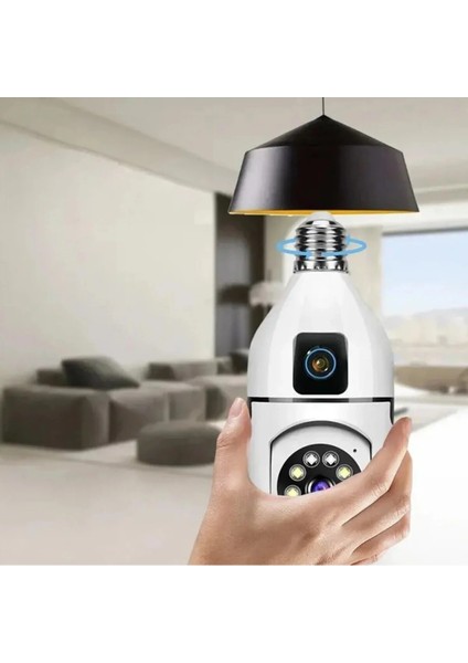 Iç Mekan Güvenlik Kamerası 1080P Full Hd – Duya Takılan Akıllı Çift Lensli Kamera modelleri