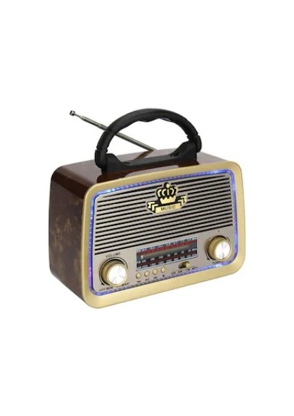 Retro Tasarımlı Taşınabilir Bluetooth Nostaljik Radyo – Fm/am Radyo, Usb/tf Kart, Aux Girişli, Şarjlı Hoparlör fiyatları