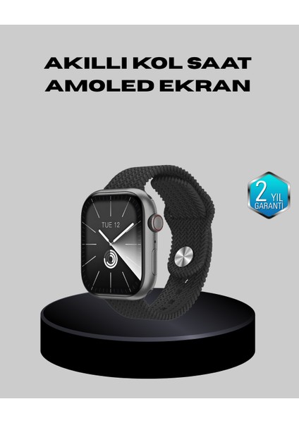 Yzlal Kablosuz Şarjlı Akıllı Saat Bluetooth Arama Bildirim Destekli Uzun Pil Ömürlü