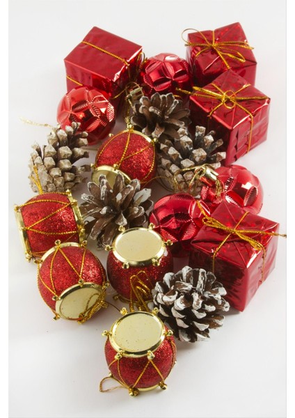 Artsviva 20 Adet Kutulu Karışık Yılbaşı Ağaç Süsü fiyatları