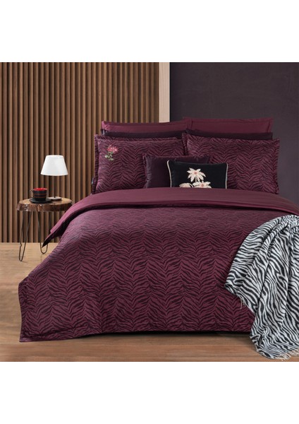 Luinda Çift Kişilik %100 Pamuk Saten "300 Tc" Nevresim Takımı