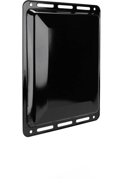 Ankastre Emaye Fırın Tepsisi 46,0X36,5X3CM Bosch Siemens Beko Arçelik Vestel Profilo Uyumlu Siyah Renk fırsatları