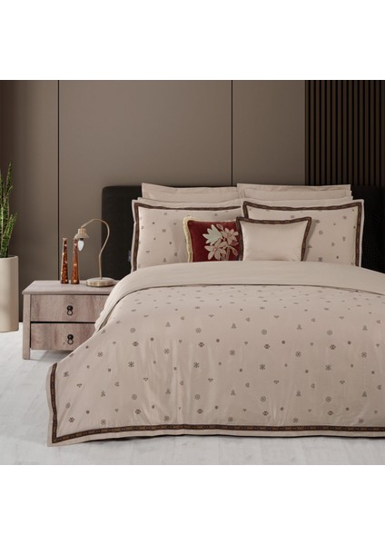 Kutay Çift Kişilik %100 Pamuk Saten "300 Tc" Nevresim Takımı indirimleri