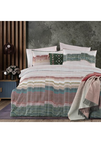 Tehos Tek Kişilik %100 Pamuk Çift Taraflı Nevresim Takımı