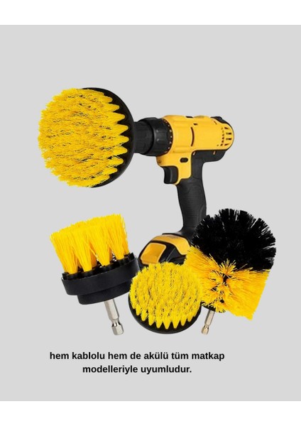 Yzlal 3’lü Matkap Temizlik Fırçası Seti – Banyo, Mutfak ve Araç Jantı Için Etkili fırsatları