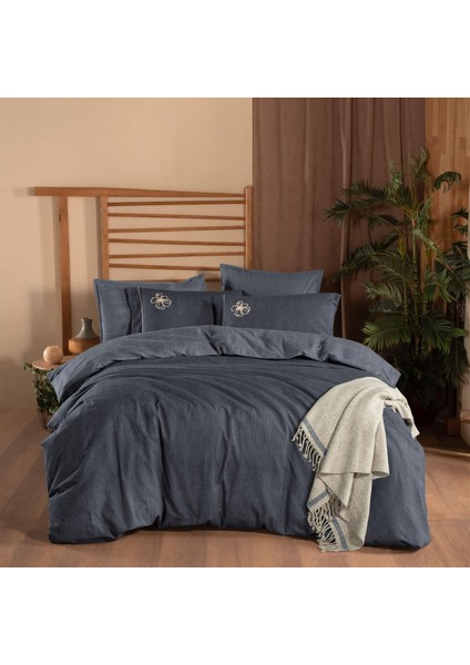 Ederlezi Tek Kişilik %100 Pamuk Flanel (Pazen) Nevresim Takımı Gri