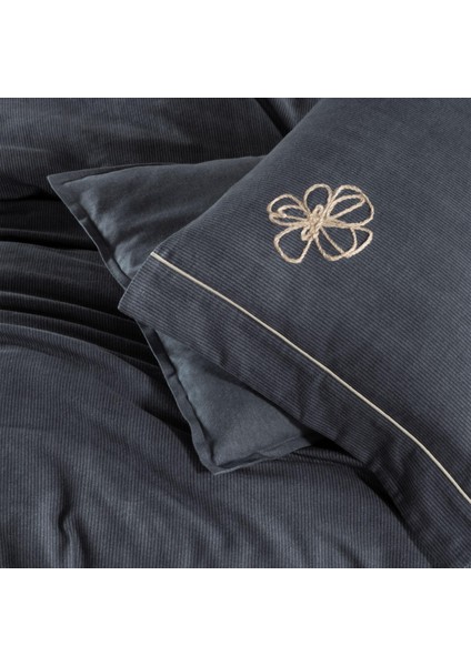 Ederlezi Tek Kişilik %100 Pamuk Flanel (Pazen) Nevresim Takımı Gri fırsatları