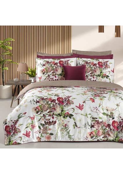 Bella Rose Çift Kişilik %100 Pamuk Saten "300 Tc" Nevresim Takımı fiyatları
