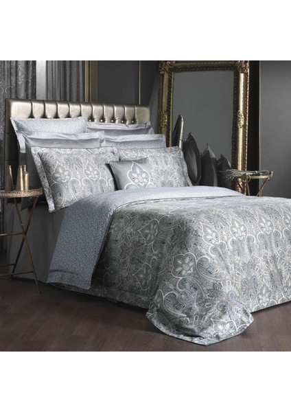 Isfahan Nostalji Çift Kişilik Nevresim Takımı Gri fiyatları