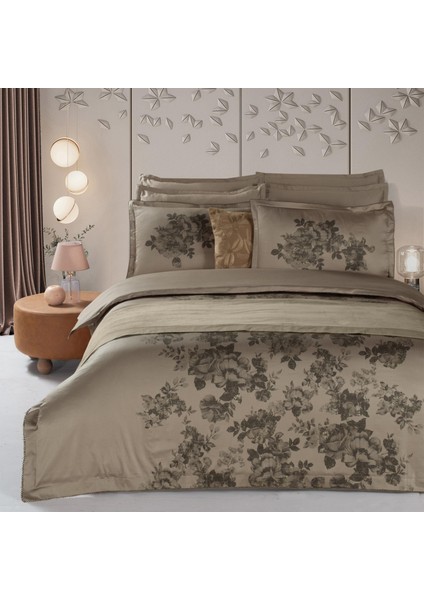 Lili Marlen Çift Kişilik %100 Pamuk Saten "300 Tc" Nevresim Takımı