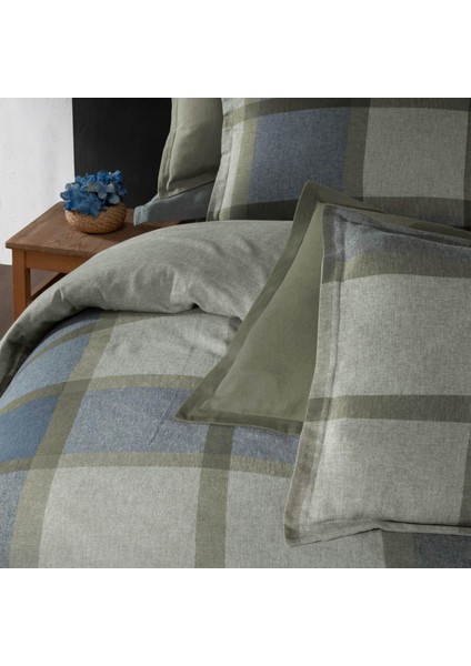 Gretna Flanel Prime Collection Çift Kişilik Nevresim Takımı Haki modelleri