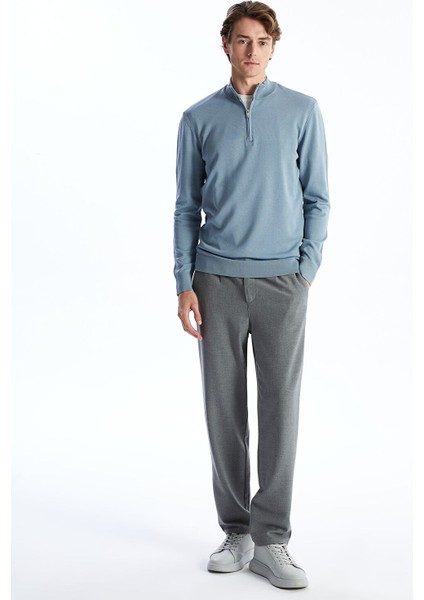 Yeni Sezon Dik Yaka Uzun Kollu Erkek Triko Kazak fiyatları